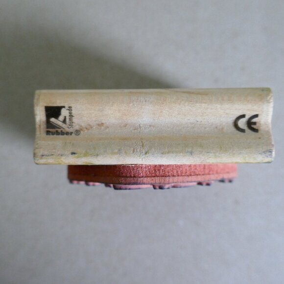 vintage Y2K Excellent Bunny rubber stamp wood Rubber Stampede - Picture 3 of 3